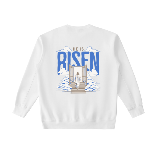 He Is Risen Heavyweight Crewneck Sweatshirt