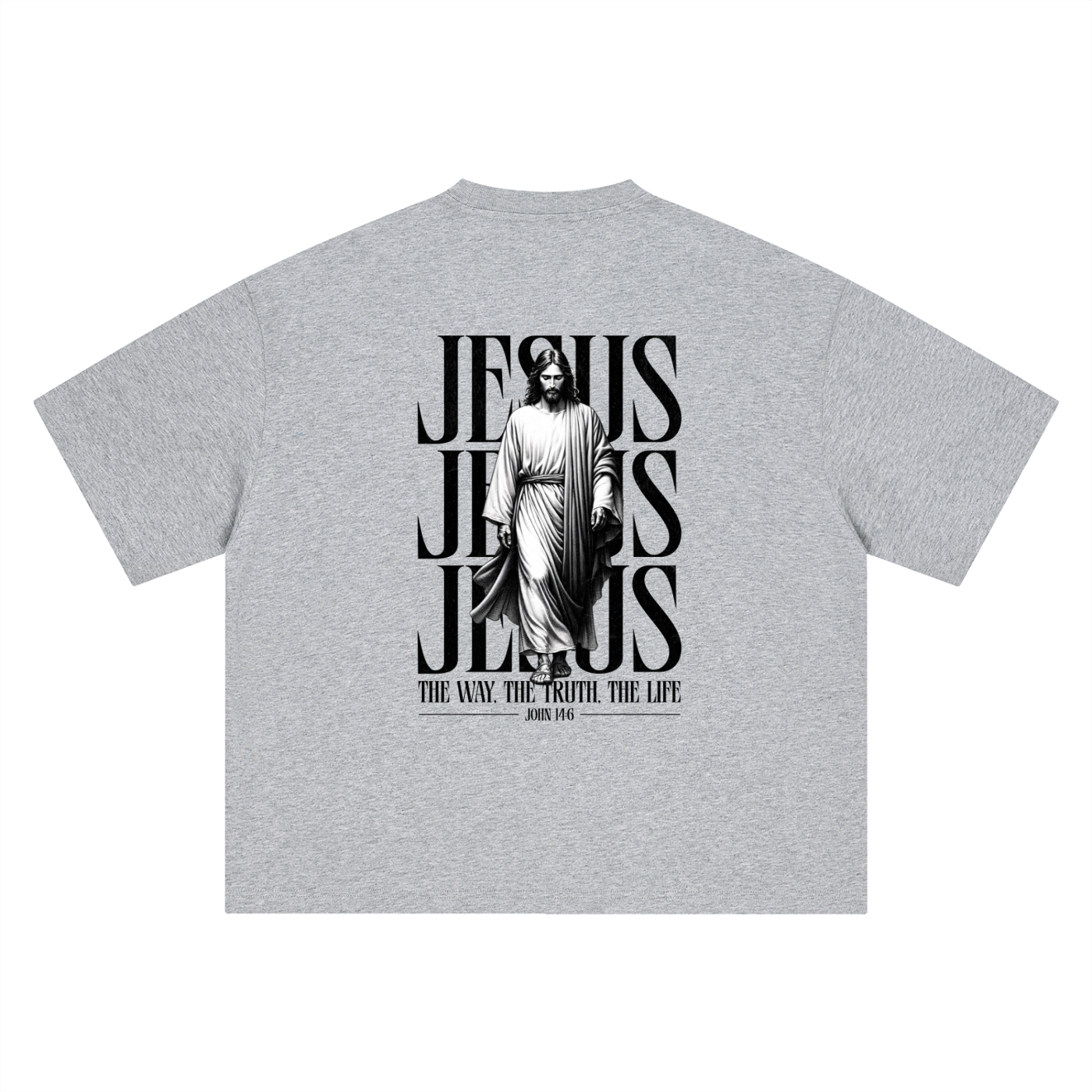 The Way The Truth The Life Oversized Tee